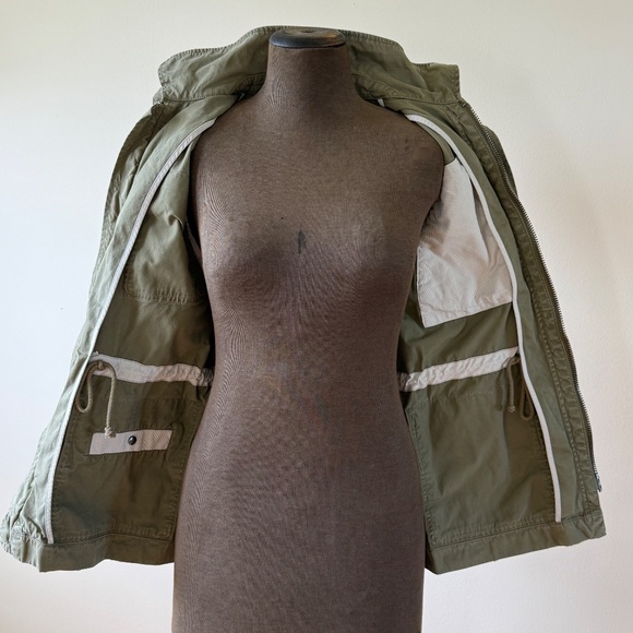 J.CREW Hunter Green Cotton Field Mechanic Military Utility Jacket - Picture 4 of 15